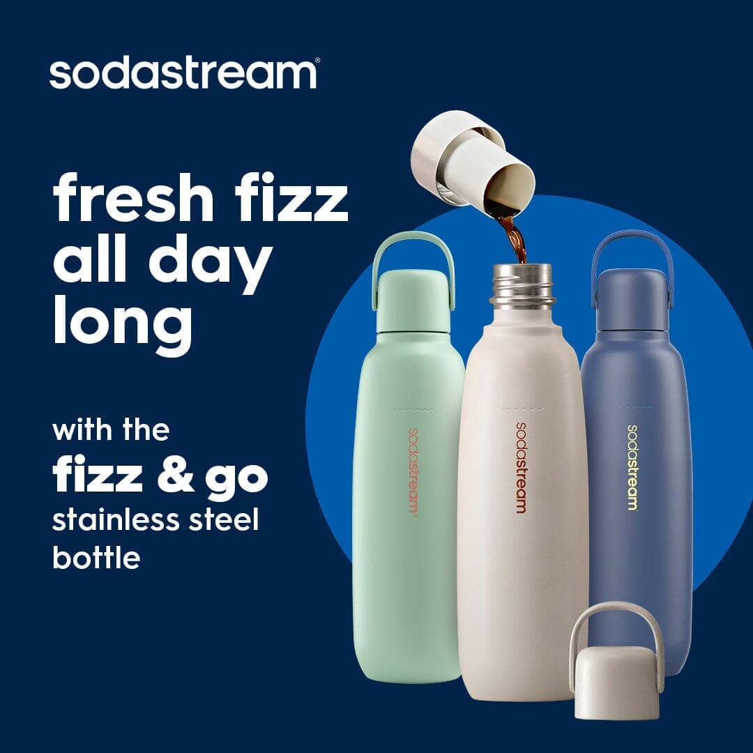 Sodastream Fizz & Go? Insulated Stainless Steel Bottle Mint 30.4 oz - Image 6