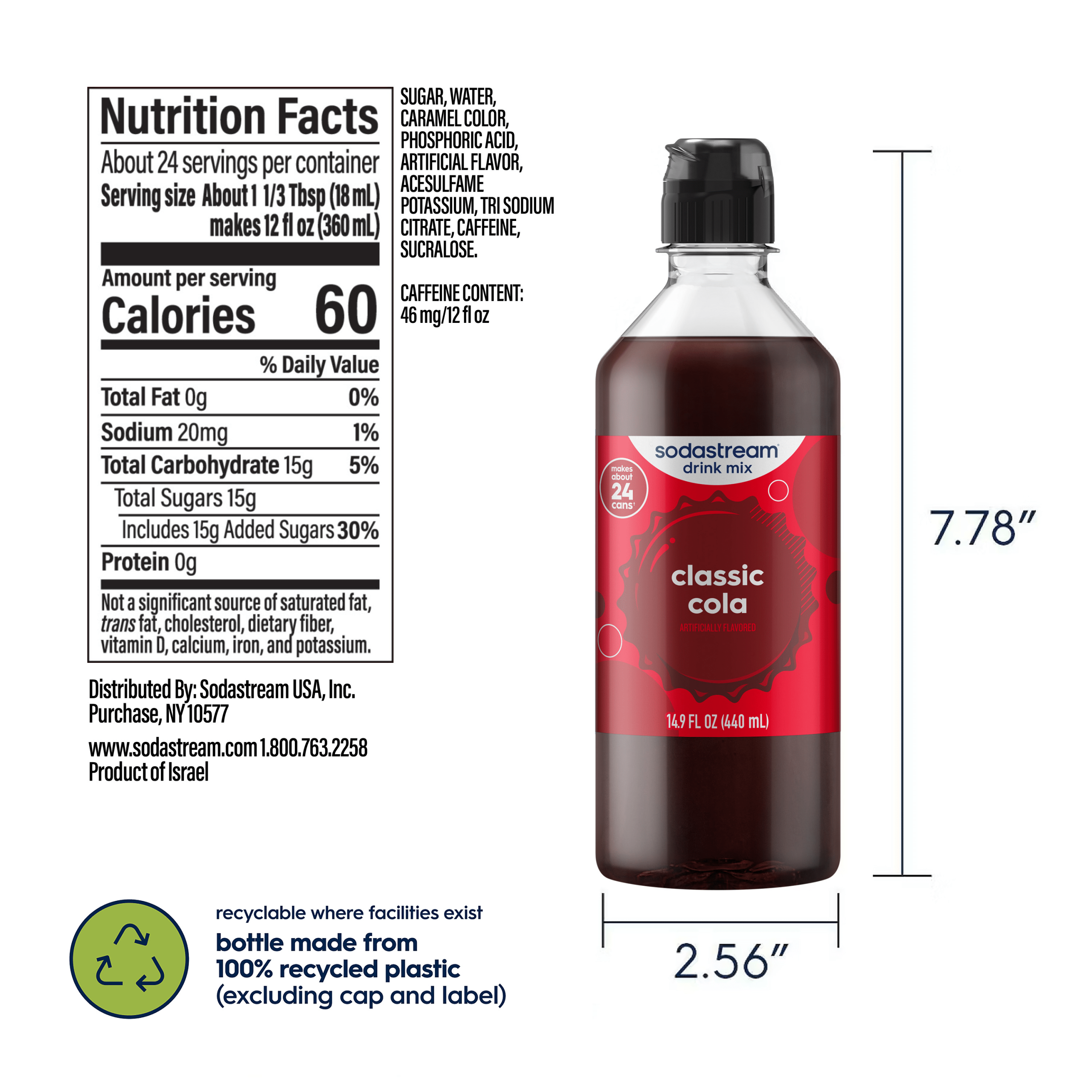 Sodastream Classics? Cola Drink Mix 440ml - Image 6