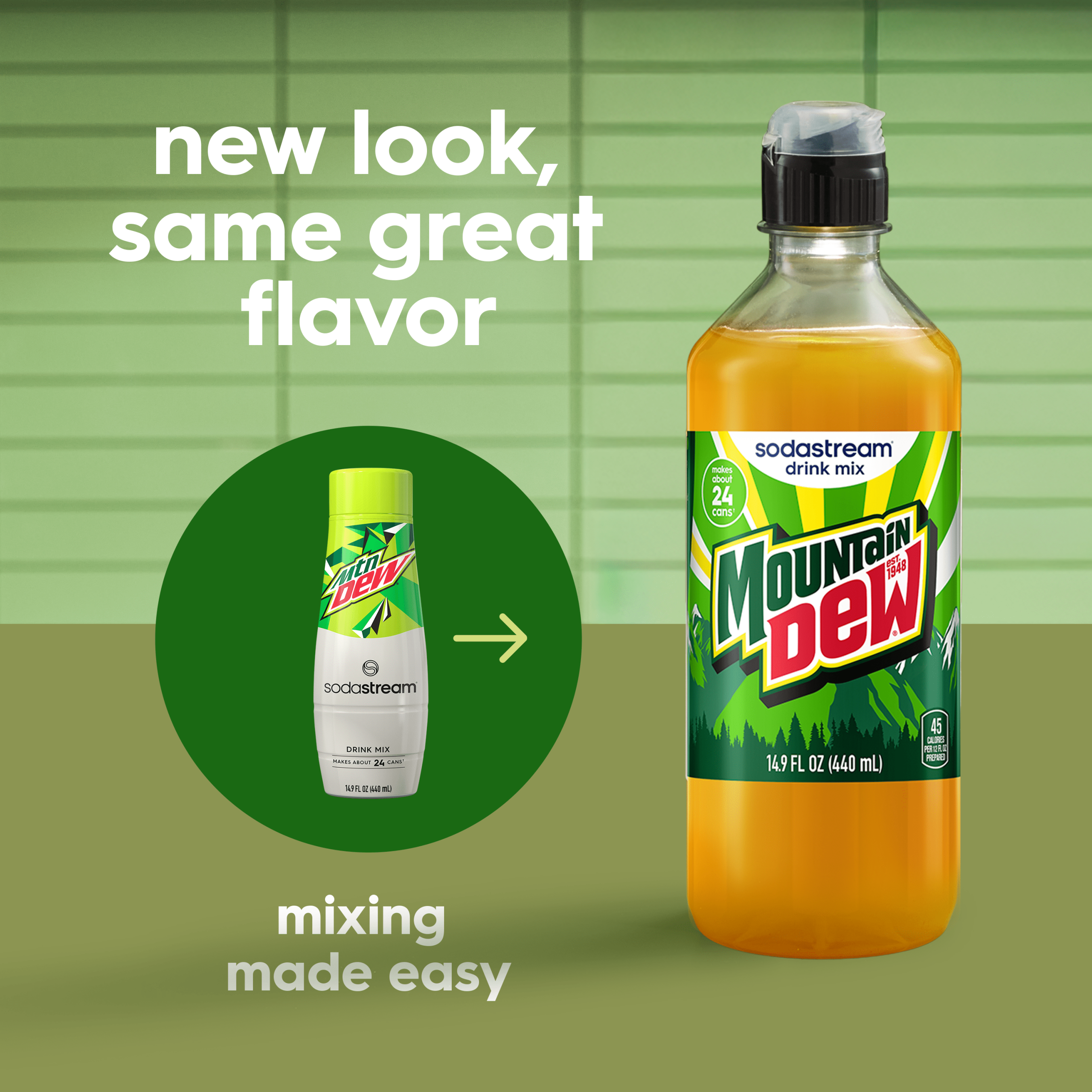 Sodastream MTN DEW Drink Mix 440ml - Image 5